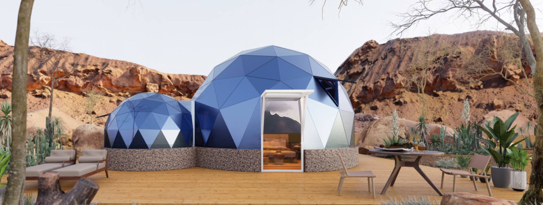 白塔区球形智能光伏玻璃星空房